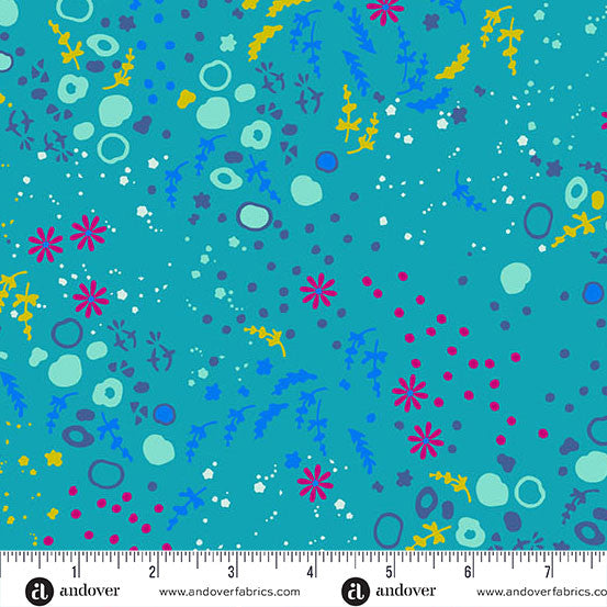 Sun Print 2026 Equanimity Pond Cotton 44"/45" Fabric Per Yard