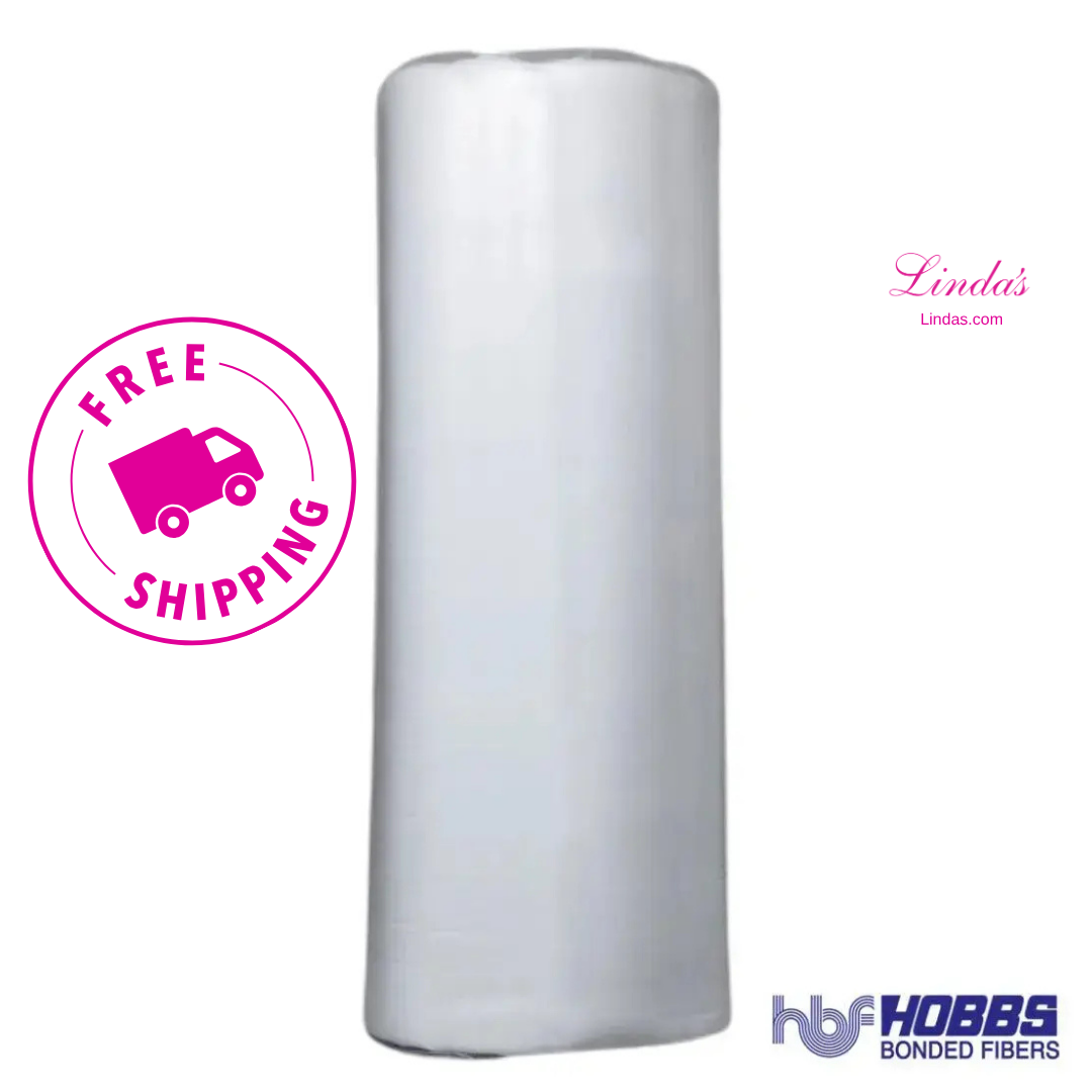 Hobbs Polyester 16oz Batting Roll — 96" x 13 Yards (AVAILABLE FOR PREORDER)