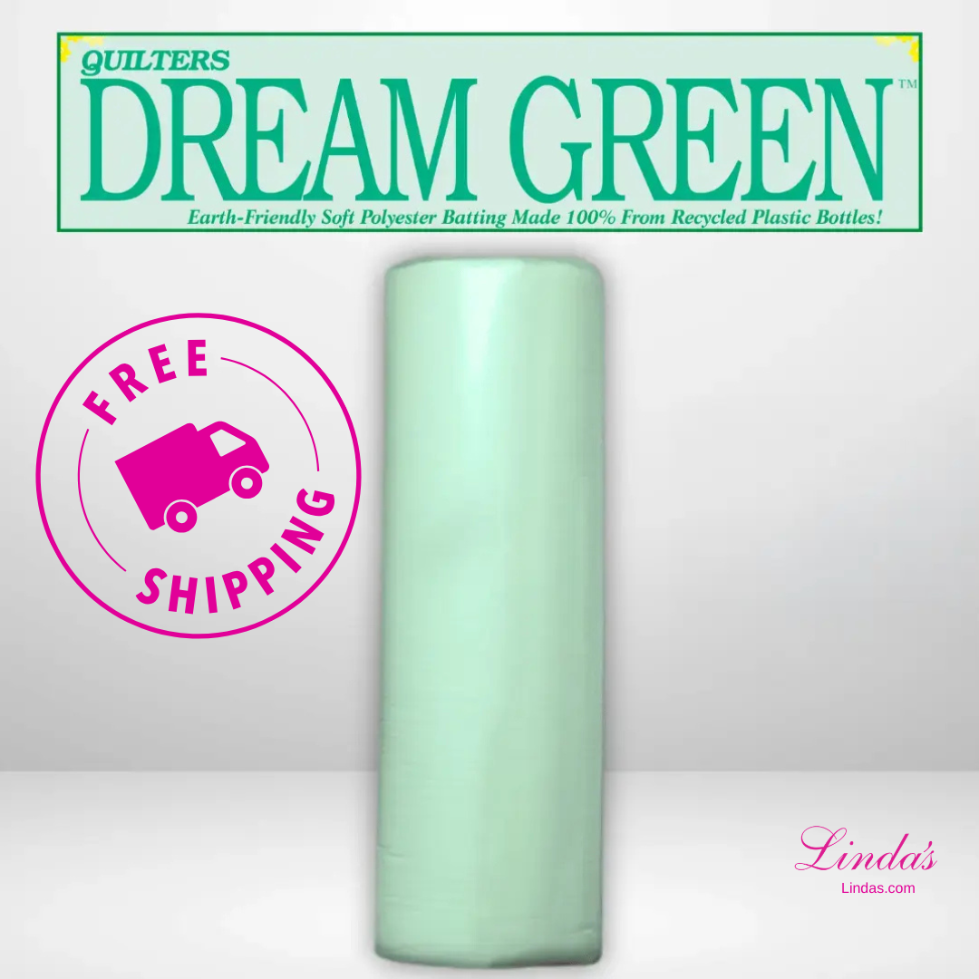 Quilters Dream Select Green Batting Queen Roll - 93" x 30 yards -- AVAILABLE FOR PRE-ORDER - ROUGHLY 8 WEEKS
