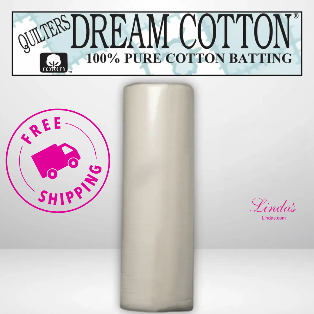 Quilters Dream Request Natural Cotton Batting King Roll - 120" x 30 yards -- AVAILABLE FOR PRE-ORDER - ROUGHLY 8 WEEKS