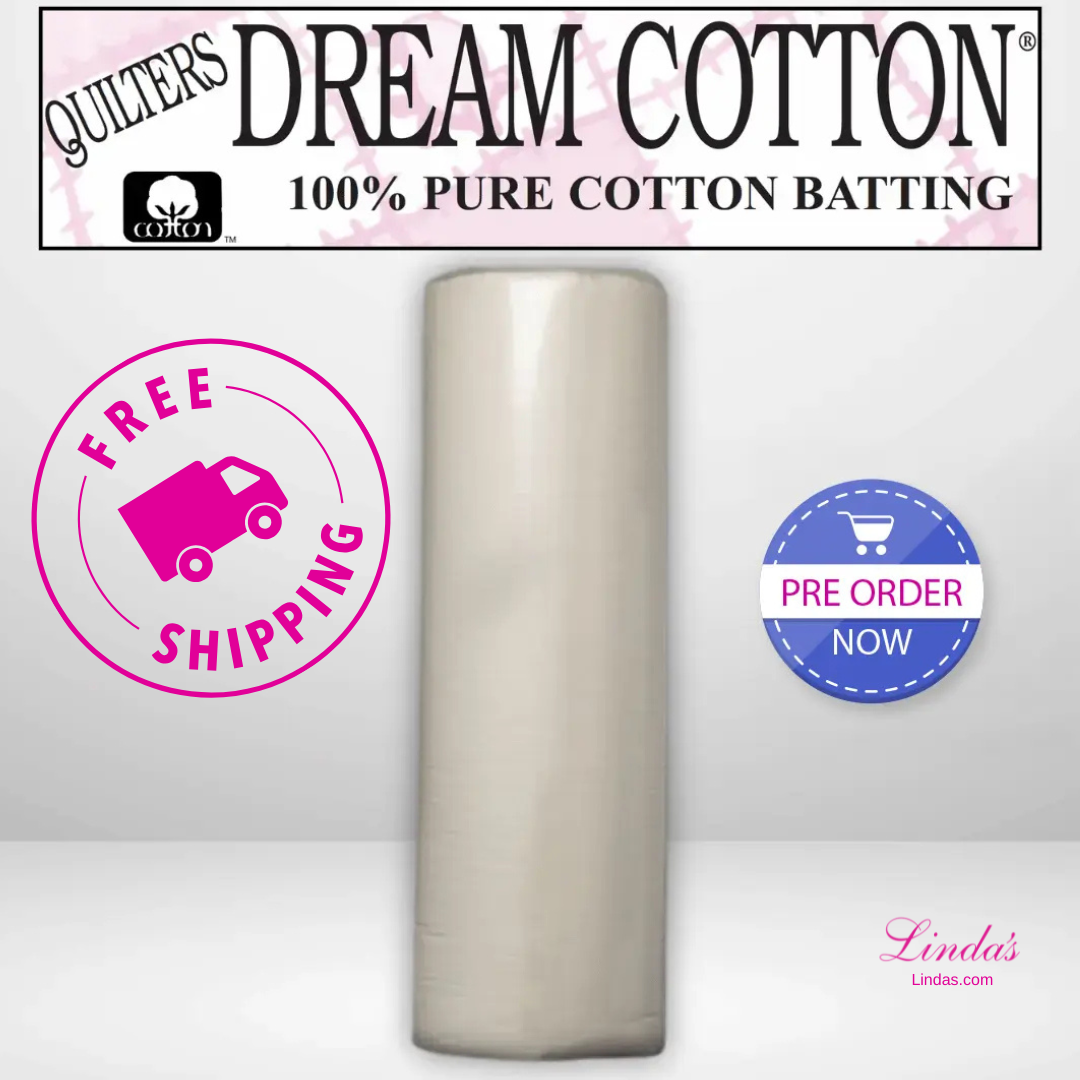 Quilters Dream Select Cotton Batting Throw Roll - 60" x 30 yards -- AVAILABLE FOR PRE-ORDER - ROUGHLY 8 WEEKS