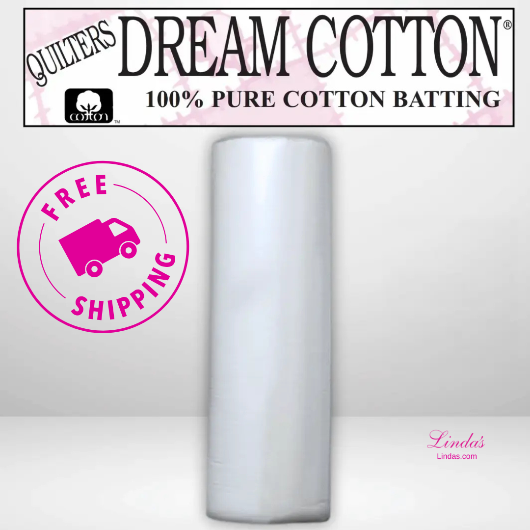Quilters Dream Select White Cotton Batting Throw Roll - 60" x 30 yards -- AVAILABLE FOR PRE-OREDER - ROUGHLY 8 WEEKS