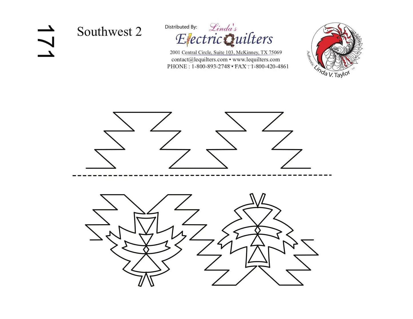 171 Southwest 2 Pantograph by Linda V. Taylor