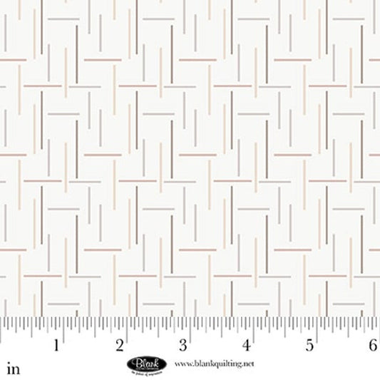 White Lines Sugar Dreams Cotton 44"/45" Fabric Per Yard