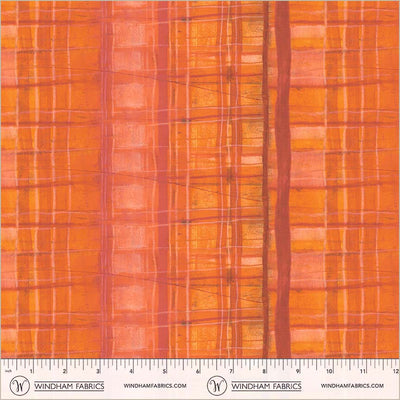Peach Orchard Plaid Cotton 43”/44” Fabric Per Yard