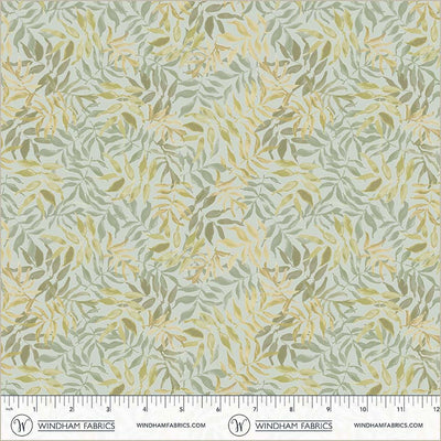 Aviva Foliage Sage Cotton 44"/45" Fabric Per Yard