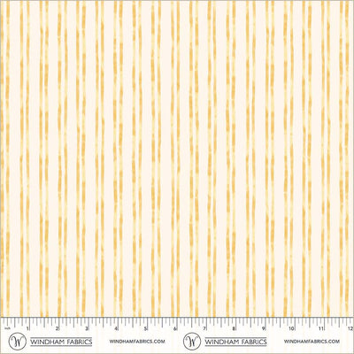 Aviva Ribbons Ivory Cotton 44"/45" Fabric Per Yard