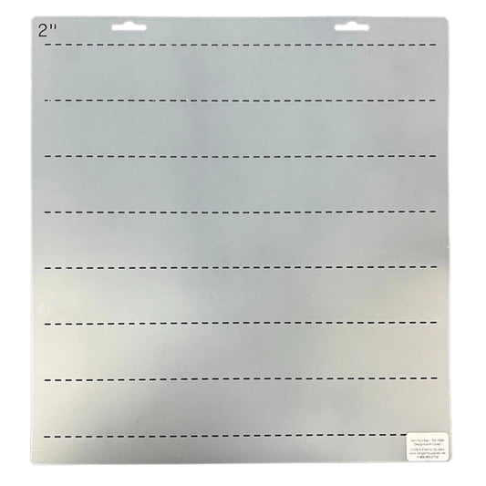 2142 2" Straight Lines 9" Stencil