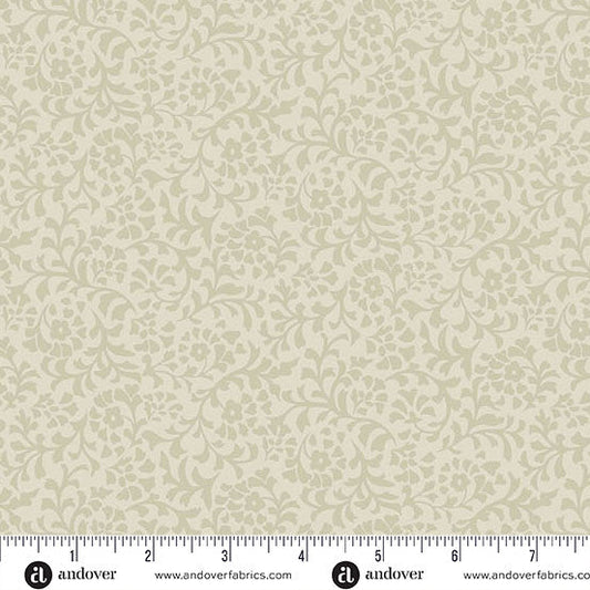 Linen Vine Moody Hues 108" Cotton Wideback Fabric Per Yard