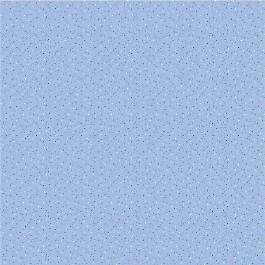 Bright Blue Forget Me Not Cotton 44"/45" Fabric Per Yard