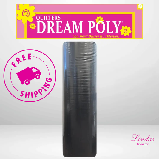 Quilters Dream Select Black Poly Batting Queen Roll - 93" x 30 yards -- AVAILABLE FOR PRE-ORDER - ROUGHLY 8 WEEKS