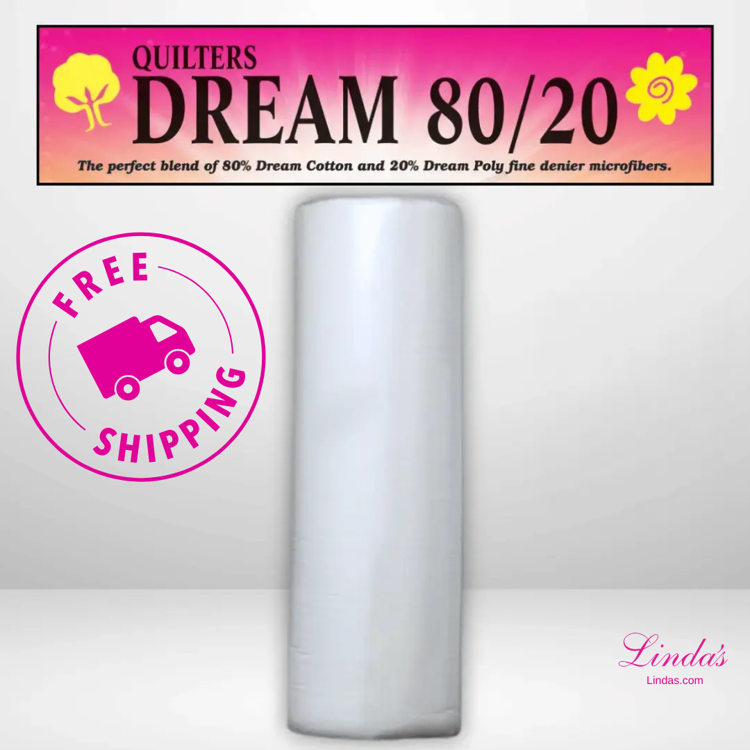 Quilters Dream Select White 80/20 Batting Throw Roll - 60" x 30 yards -- AVAILABLE FOR PRE-ORDER - ROUGHLY 8 WEEKS