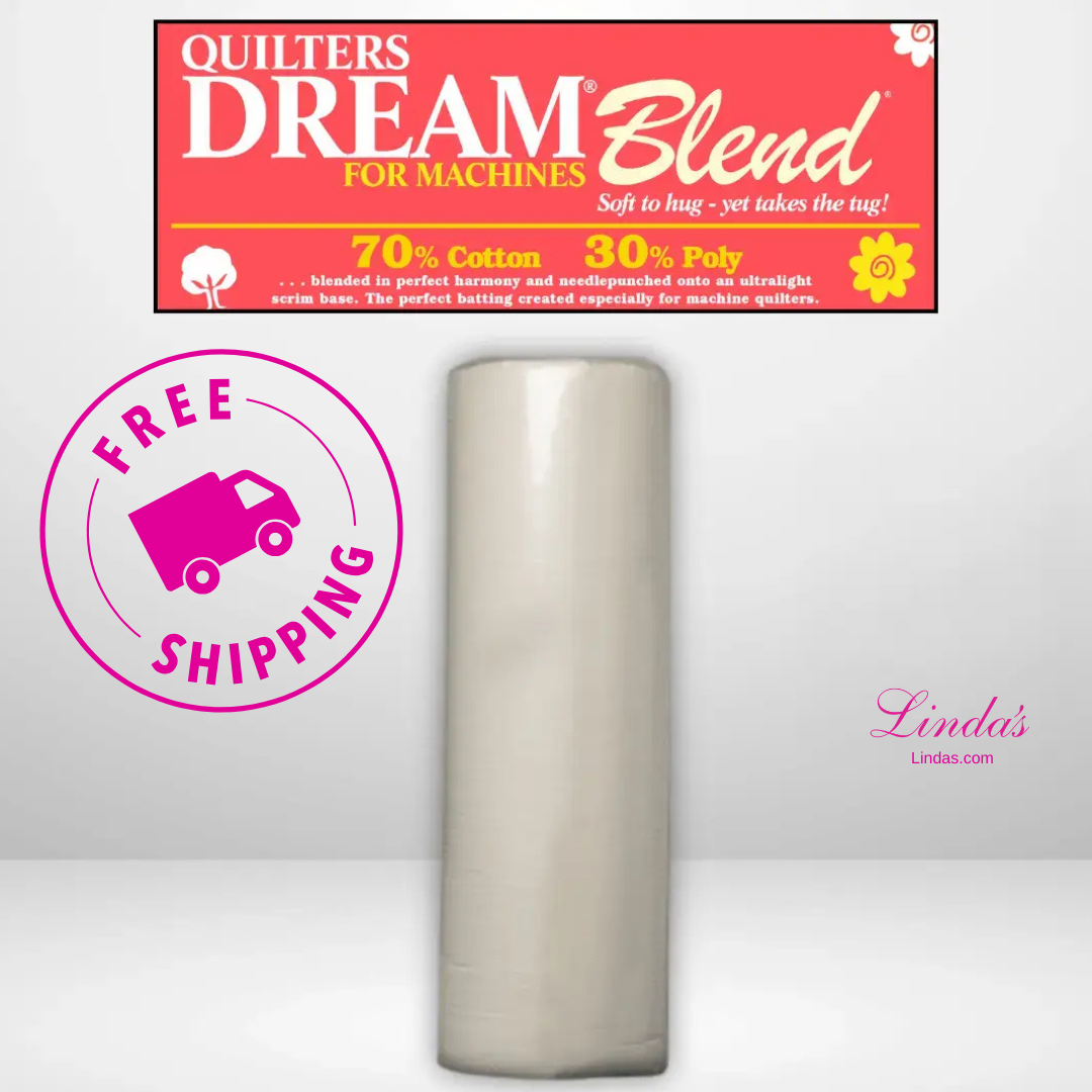 Quilters Dream Select Natural 70/30 Batting King Roll - 120" x 25 yards -- AVAILABLE FOR PRE-ORDER - ROUGHLY 8 WEEKS