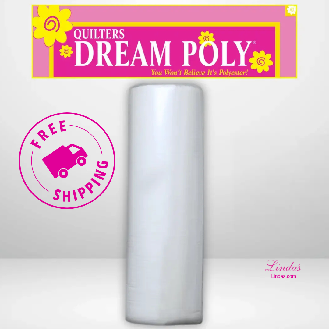 Quilters Dream Select White Poly Batting Throw Roll - 60" x 30 yards -- AVAILABLE FOR PRE-ORDER - ROUGHLY 8 WEEKS