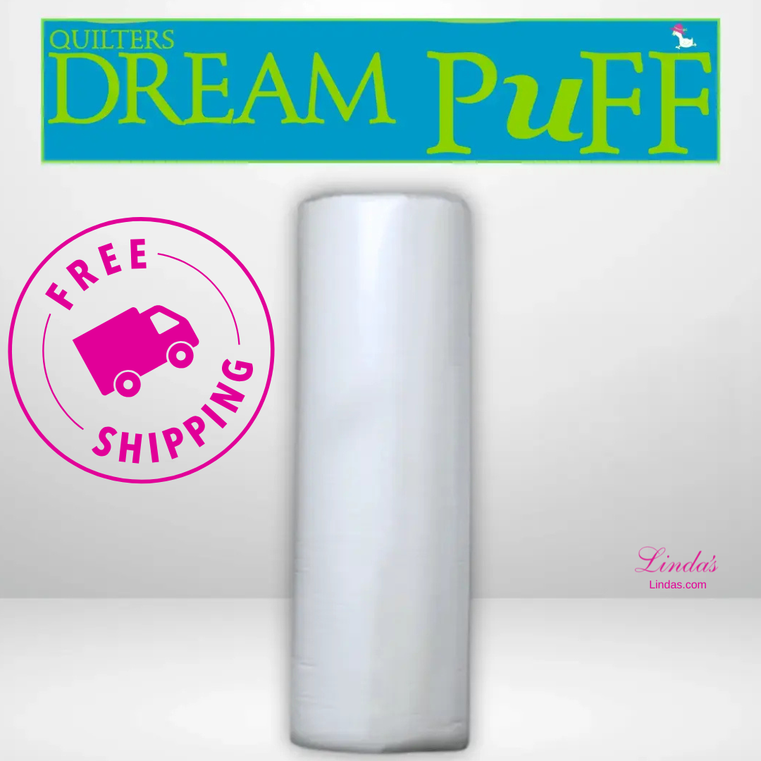 Quilters Dream Puff Batting King Roll - 120" x 20 yards -- AVAILABLE FOR PRE-ORDER - ROUGHLY 8 WEEKS