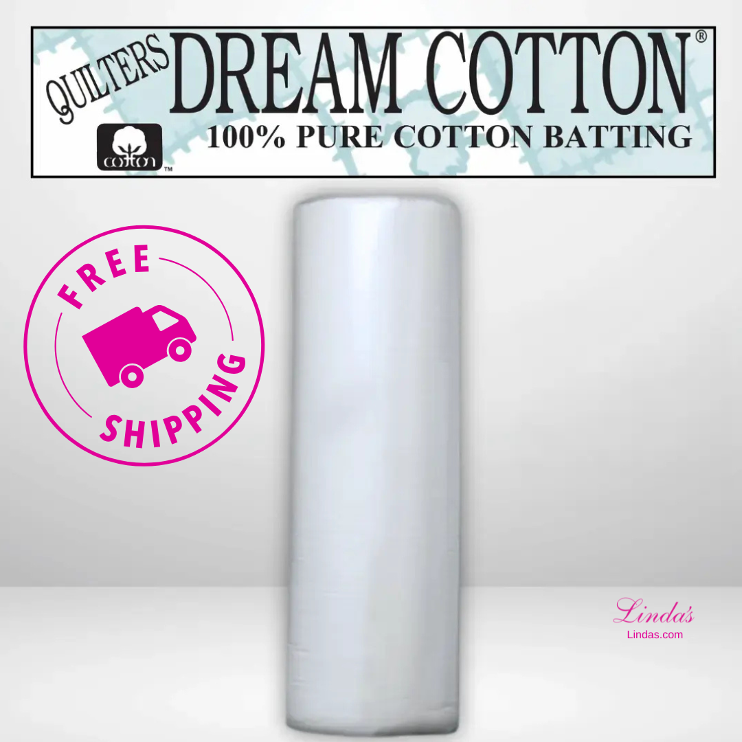 Quilters Dream Request White Cotton Batting King Roll - 120" x 30 yards -- AVAILABLE FOR PRE-ORDER - ROUGHLY 8 WEEKS