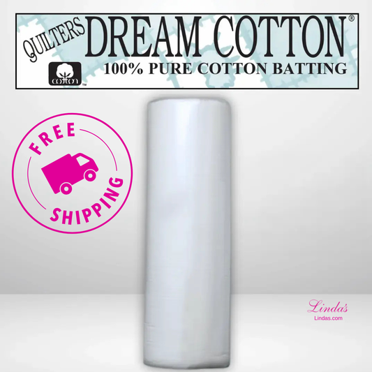 Quilters Dream Request White Cotton Batting Queen Roll - 93" x 30 yards -- AVAILABLE FOR PRE-ORDER - ROUGHLY 8 WEEKS