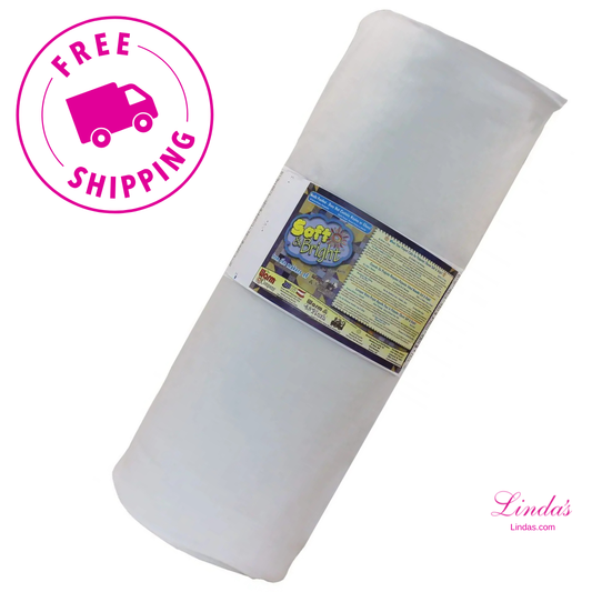 Soft & Bright® Premium Polyester Quilt Batting – 90" x 25 Yard Bolt
