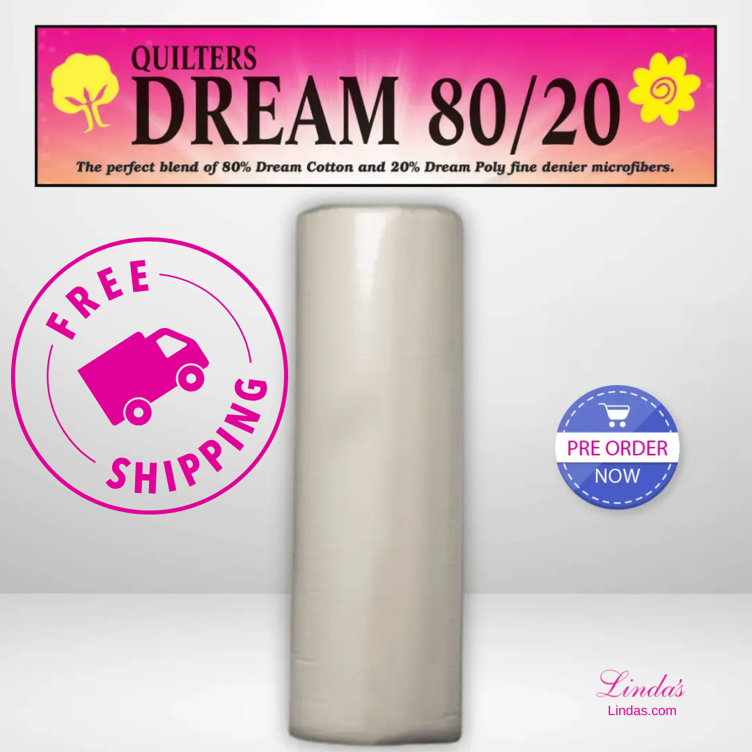 Quilters Dream Select Natural 80/20 Batting Throw Roll - 60" x 30 yards -- AVAILABLE FOR PRE-ORDER - ROUGHLY 8 WEEKS