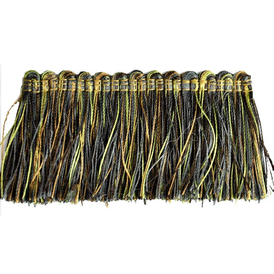 Elegance Collection - 2" Brush Fringe (25 Yard Roll) - BF-1480-63/49 Moss and Brown