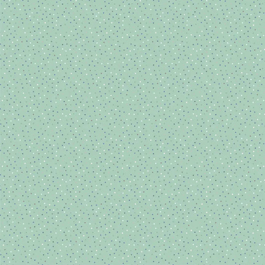 Green Sea Glass Mint Cotton 44"/45" Fabric Per Yard