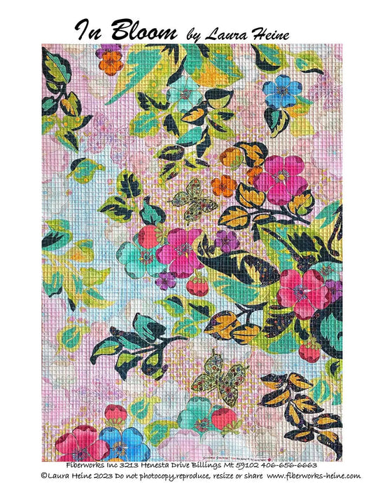 In Bloom Collage Pattern by Laura Heine