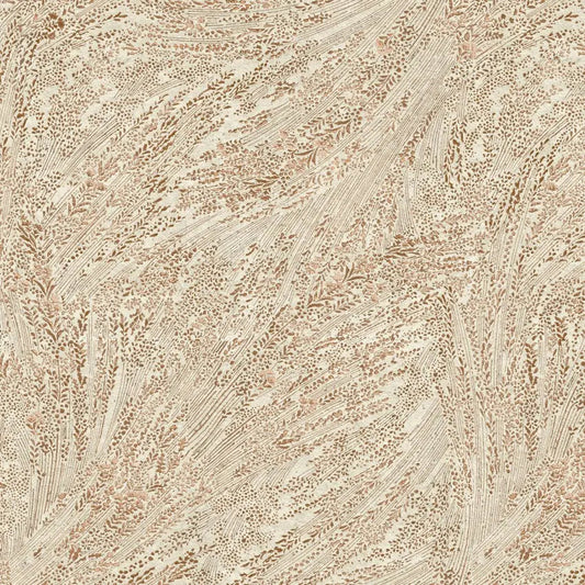 Natural Beige Meadow Breeze Cotton Wideback Fabric per yard