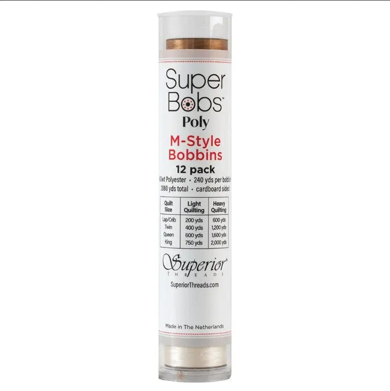 Neutral Super Bobs Poly Multicolor 12pk M-Style