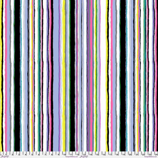 Echo Stripe Contrast Cotton 44"/46" Fabric Per Yard