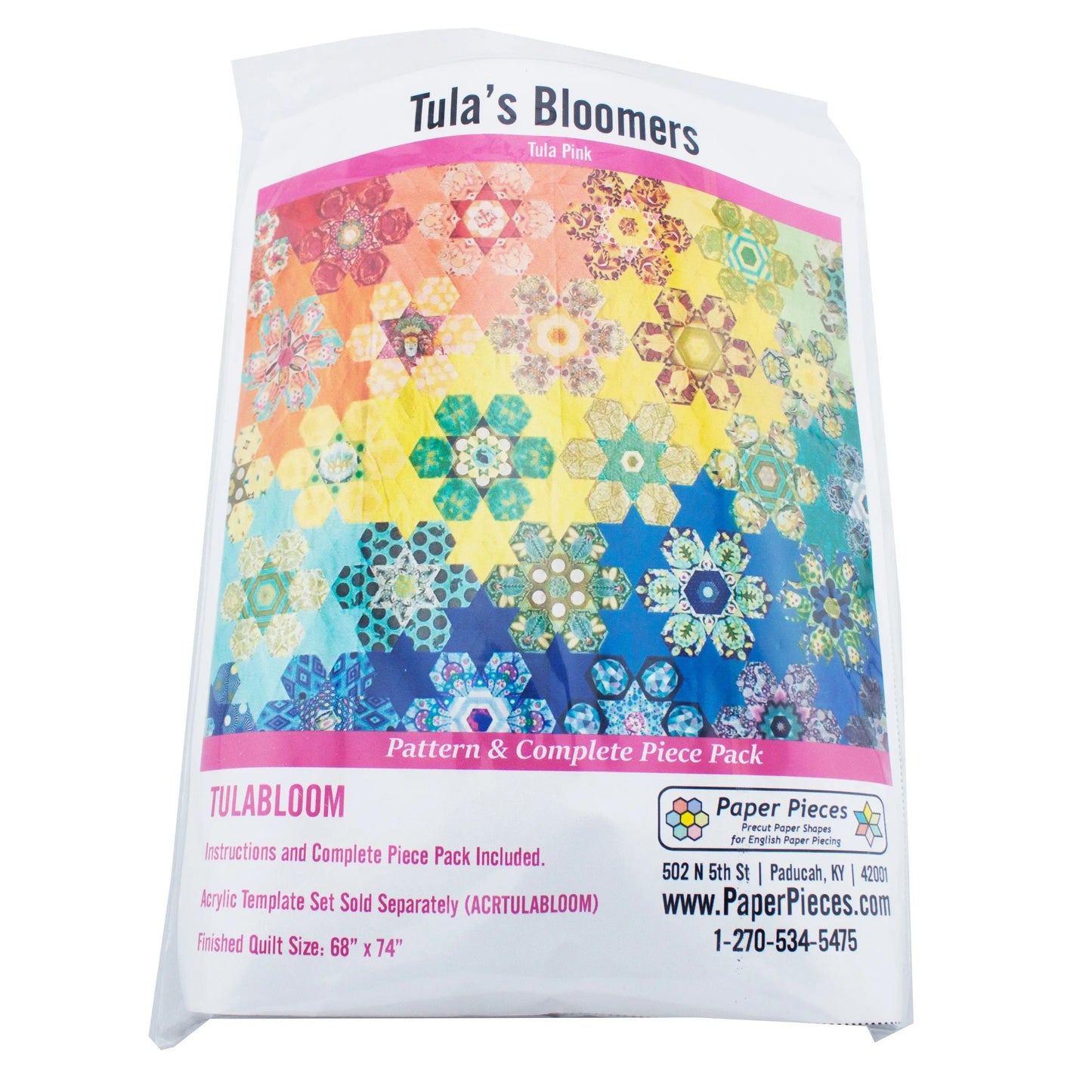 Paper Piece Pack for Tula's Bloomers Complete Set Pattern Included