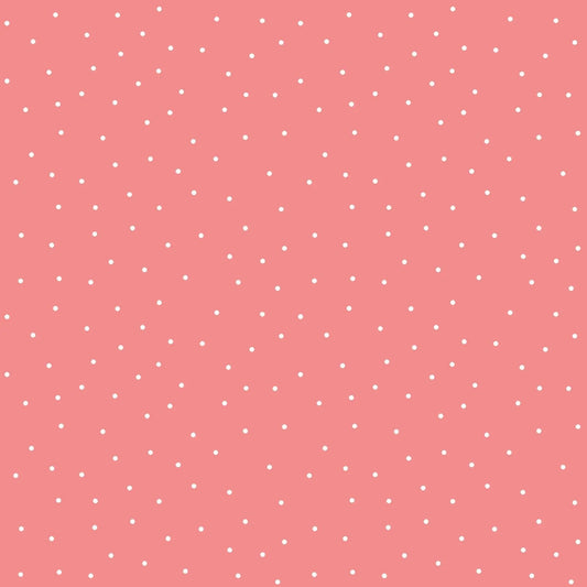 Pink Small Dot Cotton Wideback Fabric per yard