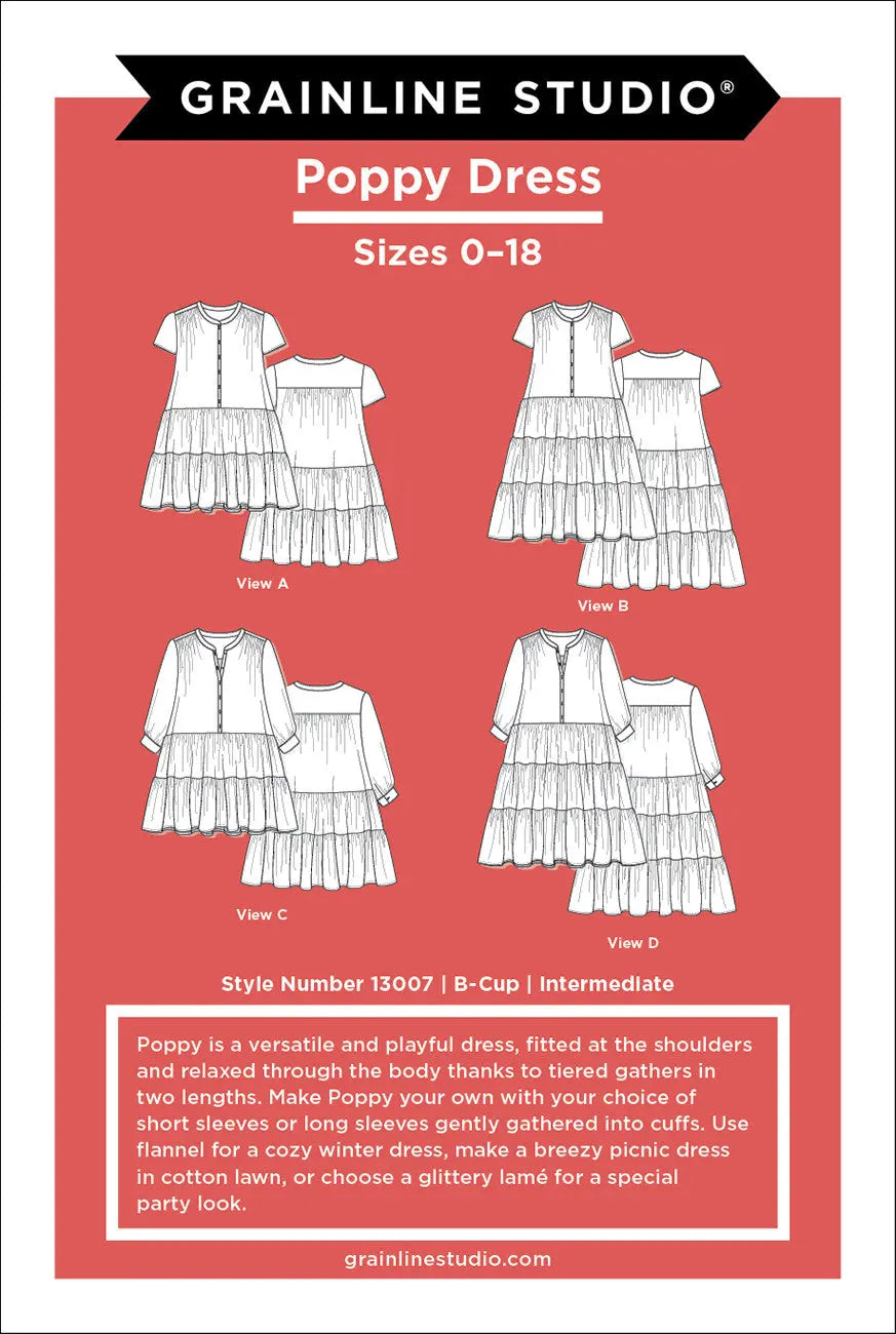 Poppy Dress Sizes 0-18