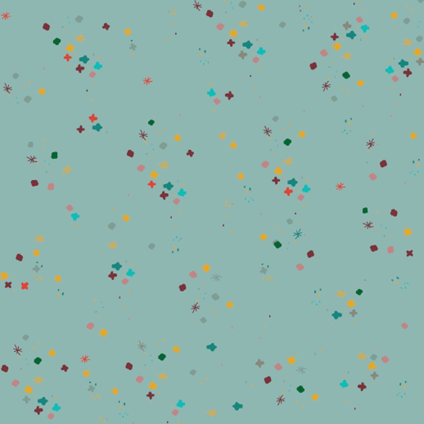 Nordic Sky Mystery 43"/44" Cotton Fabric Per Yard