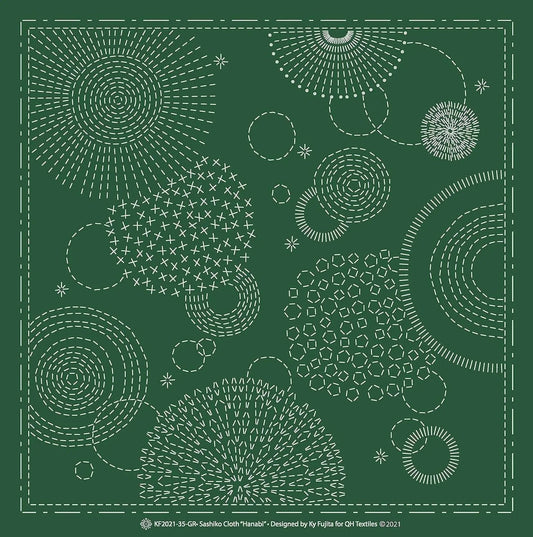 Sashiko Cloth HanabiGR