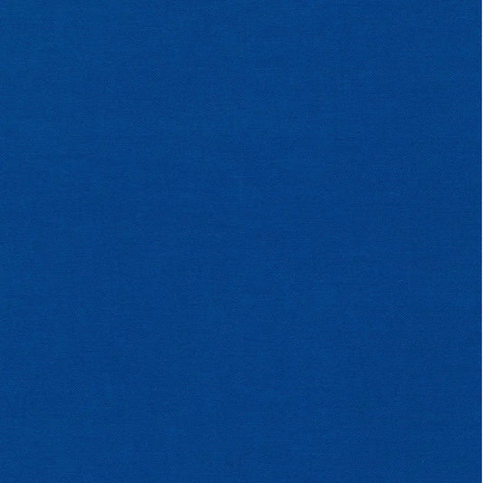 Blue Kona Cotton Royal Wideback Fabric per yard