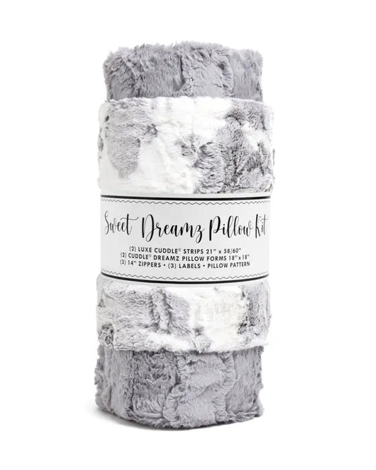Sweet Dreamz Luxe Cuddle Baby Calf Graphite Pillow Kit